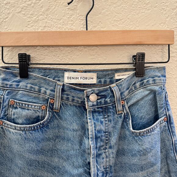 EUC Aritzia Denim Forum Farrah High Rise Wide Leg Jean - Picture 6 of 7